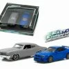 1970 Chevy Chevelle & 2002 Nissan Skyline GT-R, Fast & Furious, Greenlight 86252 - 1/43 Diecast Car