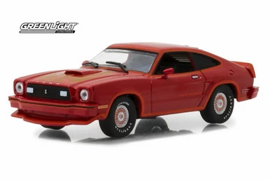 1978 Ford Mustang II King Cobra Hard Top, Red With Gold - Greenlight 86321 - 1/43 Scale Diecast Car