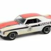 Texaco 1969 Chevy Camaro RS, White And Orange - Greenlight 86344 - 1/43 Scale Diecast Model Toy Car
