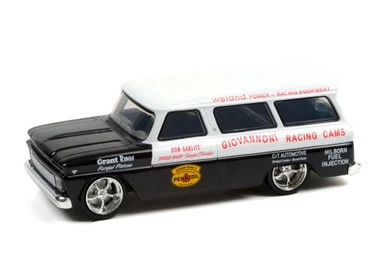 Greenlight 1966 Chevy Suburban Don Garlits™ Speed Shop Tampa Floridaand 86347 1/43 Scale Diecast Model Toy Car