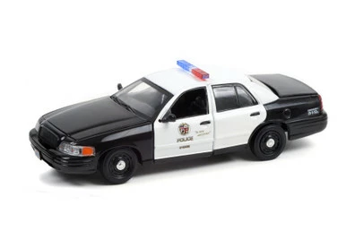 LAPD 2011 Ford Crown Victoria Police Interceptor, Drive - Greenlight 86609 - 1/43 Scale Diecast Car