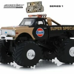 1971 Chevy K-10, Kings Of Crunch - Gulf Super Special - Greenlight 88013 - 1/43 Scale Diecast Car