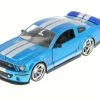 Jada Toys 2008 Ford Shelby GT-500KR, Blue - JADA 91844XW - 1/24 Scale Diecast Car (Brand New, But NOT IN BOX)