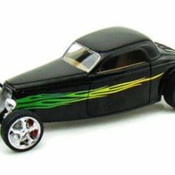 Lucky Road Signature 1933 Ford Coupe, Black - Road Signature 92839 - 1/18 Scale Diecast Model Toy Car
