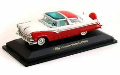 Lucky Road Signature 1955 Ford Crown Victoria, Red - Yatming 94202 - 1/43 Scale Diecast Model Toy Car