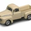 Lucky Road Signature 1948 Ford F-1 Pickup Truck, Cream - Road Signature 94212 - 1/43 Scale Diecast Model Toy Car