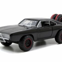 Dom's 1970 Dodge Charger Off-Road, Black - Jada Toys Fast & Furious 97084 - 1/24 Scale Diecast Model Toy Car (Brand New, But NOT IN BOX)