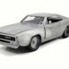 Jada Toys 1968 Dom's Dodge Charger R/T, Bare Metal - JADA 97370 - 1/24 Scale Diecast Car (New, But NO BOX)
