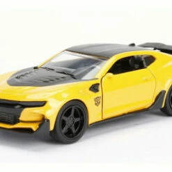 Jada Toys 2016 TRANSFORMERS 5 Chevy Camaro Bumblebee, Yellow W/Black - Jada 98505 - 1/24 Scale Diecast Car