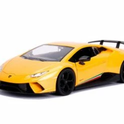 Lamborghini Huracan Perfomante, Yellow - Jada Toys 99707/4 - 1/24 Scale Diecast Model Toy Car