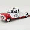 1970 Ford F-350 Ramp Truck, Red And White - Acme A1801410 - 1/18 Scale Diecast Model Toy Car