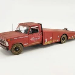 1970 Ford F-350 Ramp Truck (Rusted), Porkchop's Chop Shop - Acme A1801416 - 1/18 Scale Diecast Car