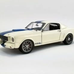 ModelToyCars 1965 Ford Mustang Shelby G.T.350R Street Fighter, A1801841SF - 1/18 Scale Diecast Model Toy Car