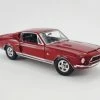 1968 Ford Mustang Shelby GT500 KR Ad Car, Candy Apple Red - Acme A1801849 - 1/18 Scale Diecast Car