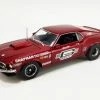 1969 Ford Mustang BOSS 429, Dark Red - Acme A1801854 - 1/18 Scale Diecast Model Toy Car