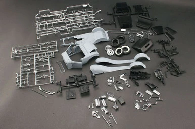 1932 Ford Roadster 2-in-1 Model Kit, Light Gray - Acme A1805002K - 1/18 Scale Diecast Model Kit