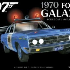 1970 Ford Galaxie Police Car, James Bond 007 - AMT AMT1172M/12 - 1/25 Scale Plastic Model Kit