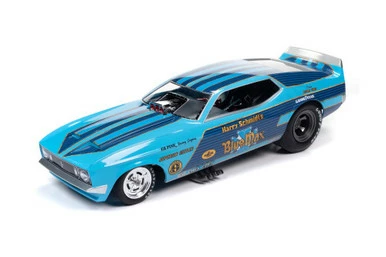 1973 Ford Mustang Funny Car, Harry Schmidt's - Auto World AW299 - 1/18 Scale Plastic Model Car