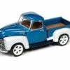 ModelToyCars 1950 Chevy 3100, Custom Metallic/White - JLSP106/24B - 1/64 Scale Diecast Model Toy Car