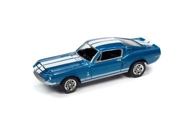 ModelToyCars 1968 Ford Mustang Shelby GT-350, Acapulco Blue - Johnny Lightning JLSP109/24B - 1/64 Diecast Car