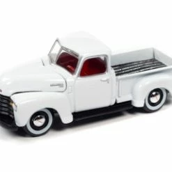 1950 Chevy 3100 Pickup Truck, White - Johnny Lightning JLSP166/24B - 1/64 Scale Diecast Car