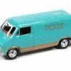 1976 Dodge Tradesman Van, Mint Green - Johnny Lightning JLSP167/24B - 1/64 Scale Diecast Car
