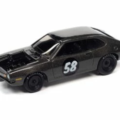 1971 Ford Pinto, Galaxy Gray - Johnny Lightning JLSP183/24A - 1/64 Scale Diecast Model Toy Car