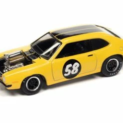 1971 Ford Pinto, Fluorescent Orange - Johnny Lightning JLSP183 - 1/64 Scale Diecast Car