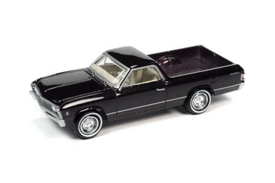 1967 Chevy El Camino, Royal Plum Metallic - Johnny Lightning JLSP225/24A - 1/64 Scale Diecast Car