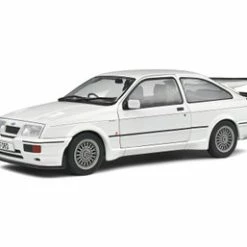 1987 Ford Sierra Cosworth RS500, Diamond White - Solido S1806104 - 1/18 Scale Diecast Model Toy Car