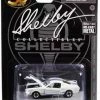 Shelby Collectibles 1965 Ford Mustang Shelby GT350R, White With Blue Stripes - Shelby SC16403M - 1/64 Scale Diecast Car