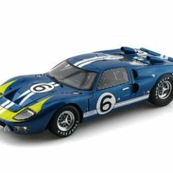 1966 Ford GT-40 MK II Le Mans #6, Blue - Shelby Collectibles SC416BU - 1/18 Scale Diecast Car