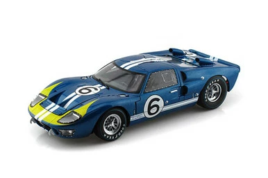 1966 Ford GT-40 MK II Le Mans #6, Blue - Shelby Collectibles SC416BU - 1/18 Scale Diecast Car