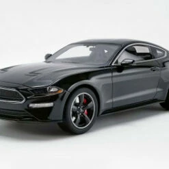 2019 Ford Mustang Bullitt Hardtop, Shadow Black - GT Spirit US017B - 1/18 Scale Resin Model Toy Car