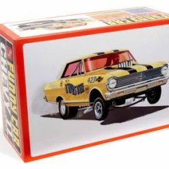 1965 Chevy II Nova AWB Twister, White - AMT AMT1293/12 - 1/25 Scale Plastic Model Kit