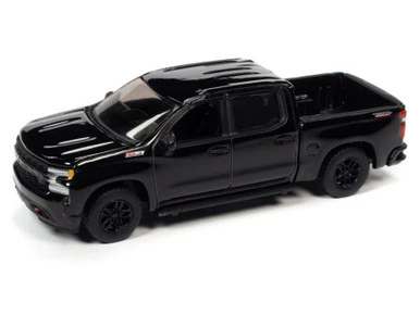 2020 Chevy Silverado Z71 LT Trail Boss, Gloss Black - Auto World AWSP089 1/64 Scale Diecast Car