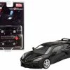 2020 Chevy Corvette Stingray C8, Black - Mini GT MGT00153-MJ - 1/64 Scale Diecast Model Toy Car