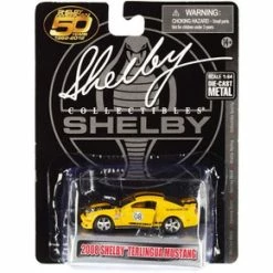 Shelby Collectibles 2008 Ford Shelby Mustang #08 Terlingua Racing Team SC753YL - 1/64 Scale Diecast Model Toy Car
