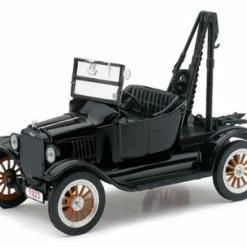 1923 Ford Model T Tow Truck, Black - New Ray SS-55083A - 1/32 Scale Diecast Model Toy Car